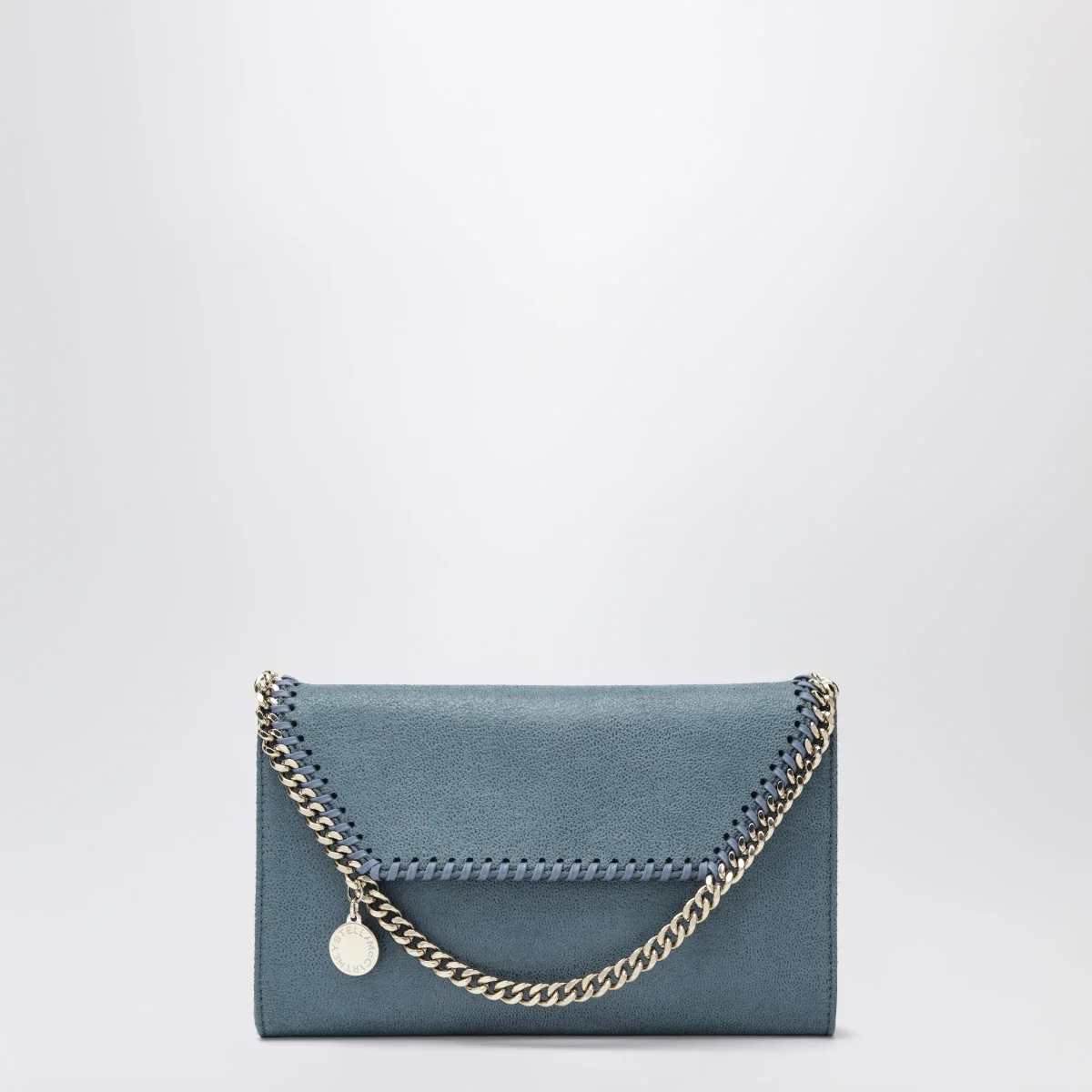Borsa portafoglio a tracolla Falabella blu chiara – Image 2