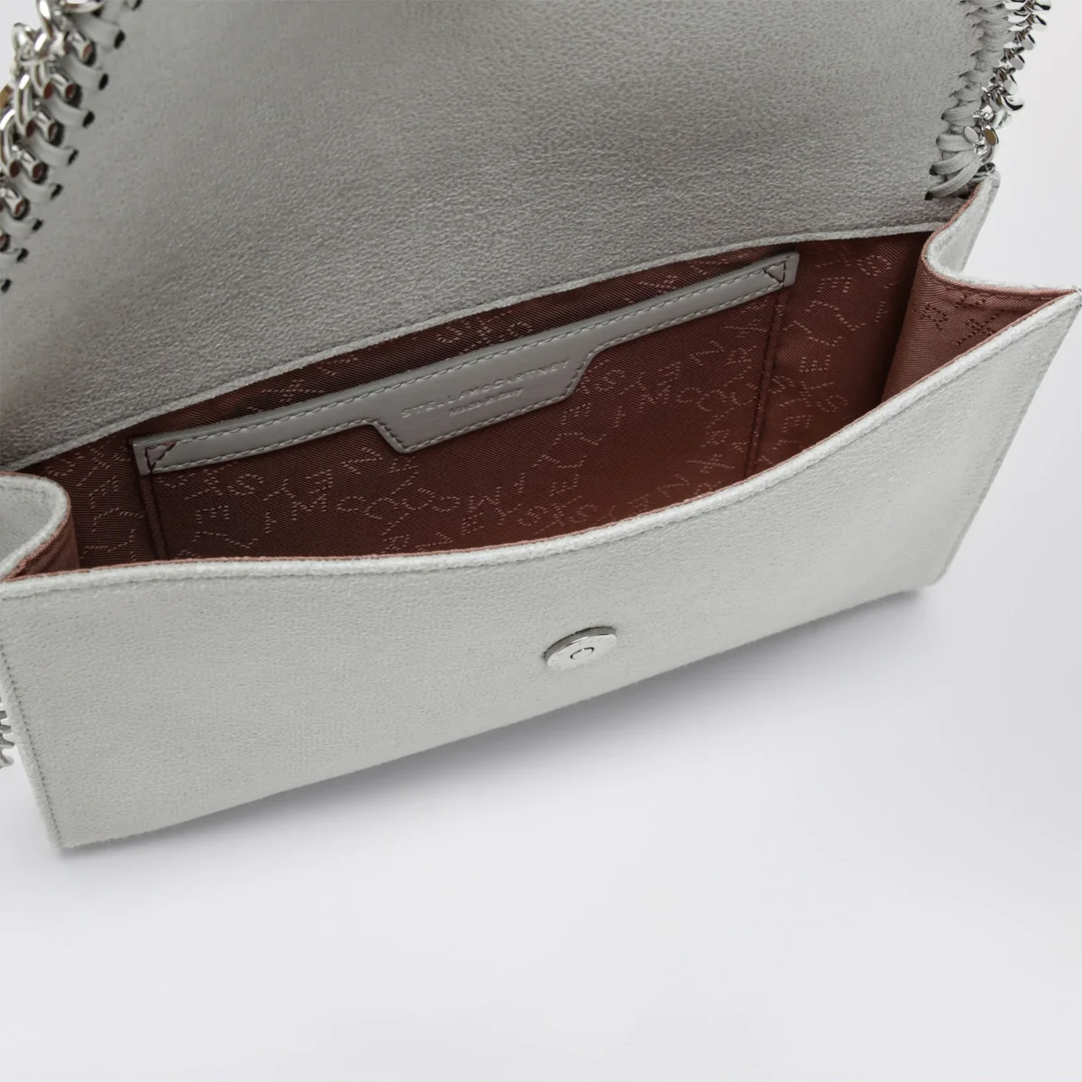 Borsa portafoglio a tracolla Falabella grigio perla – Image 6