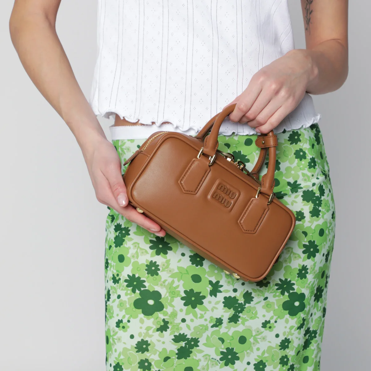 Bauletto Arcadie Regular color Cognac – Image 3