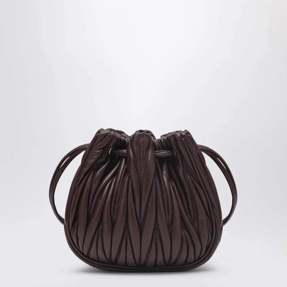 Pouch bordeaux in nappa matelassé - Image 5