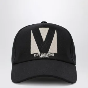 Cappello da baseball Chez Valentino nero