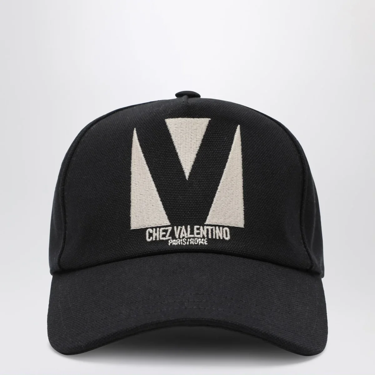 Cappello da baseball Chez Valentino nero