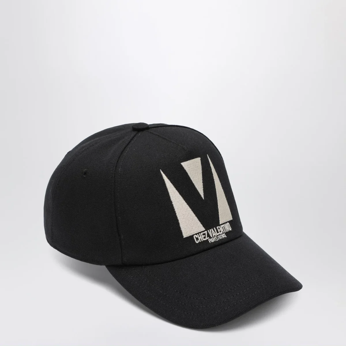 Cappello da baseball Chez Valentino nero – Image 3