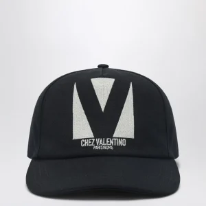 Cappello da baseball Chez Valentino nero