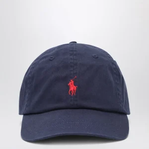 Cappello da baseball blu navy con logo
