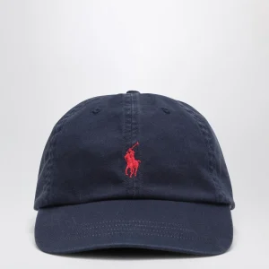 Cappello da baseball blu navy con logo