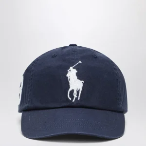 Cappello da baseball blu navy con logo