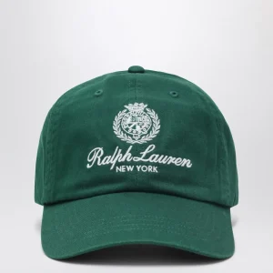 Cappello da baseball verde foresta in cotone