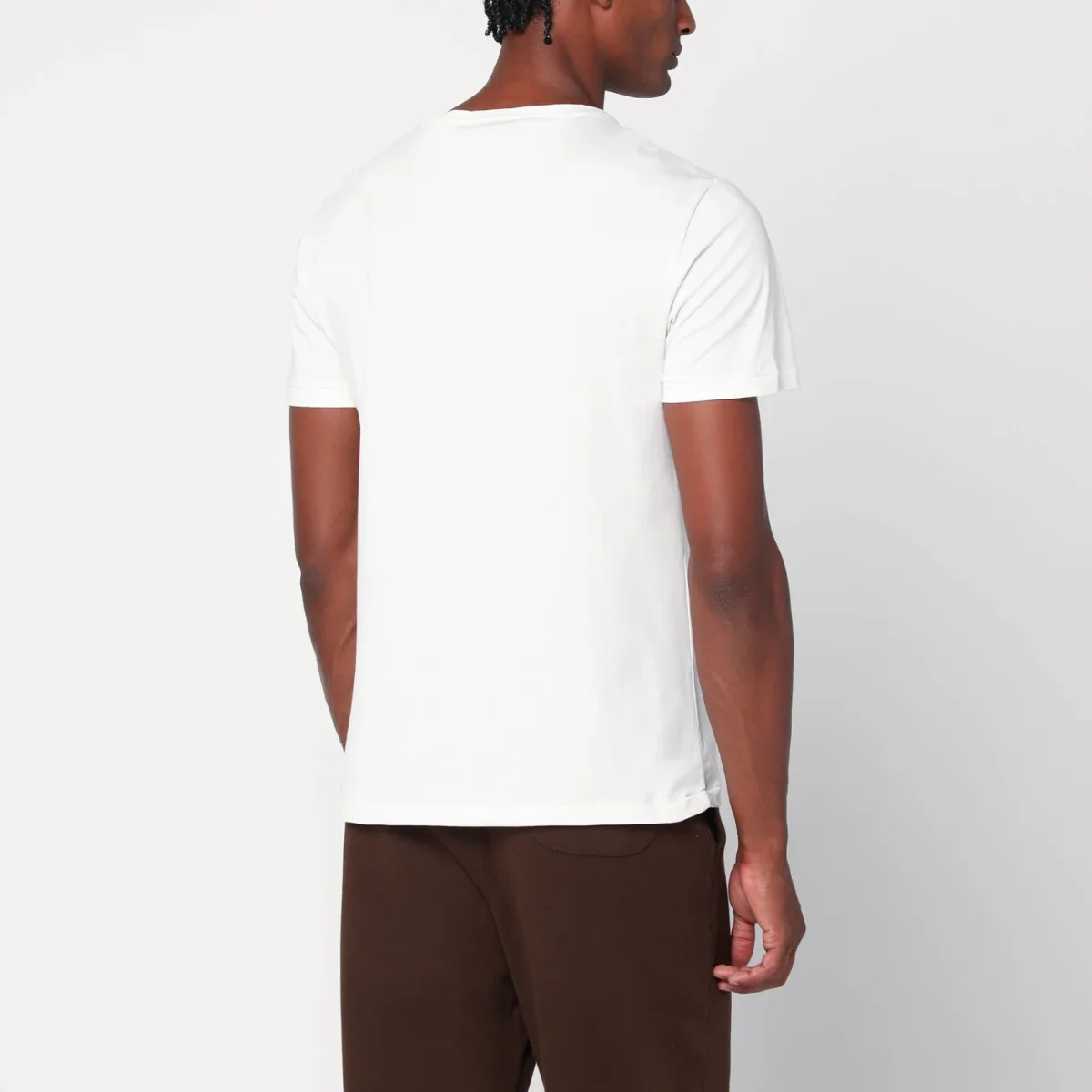 T-shirt Polo Bear bianca Custom Slim-Fit - Image 4