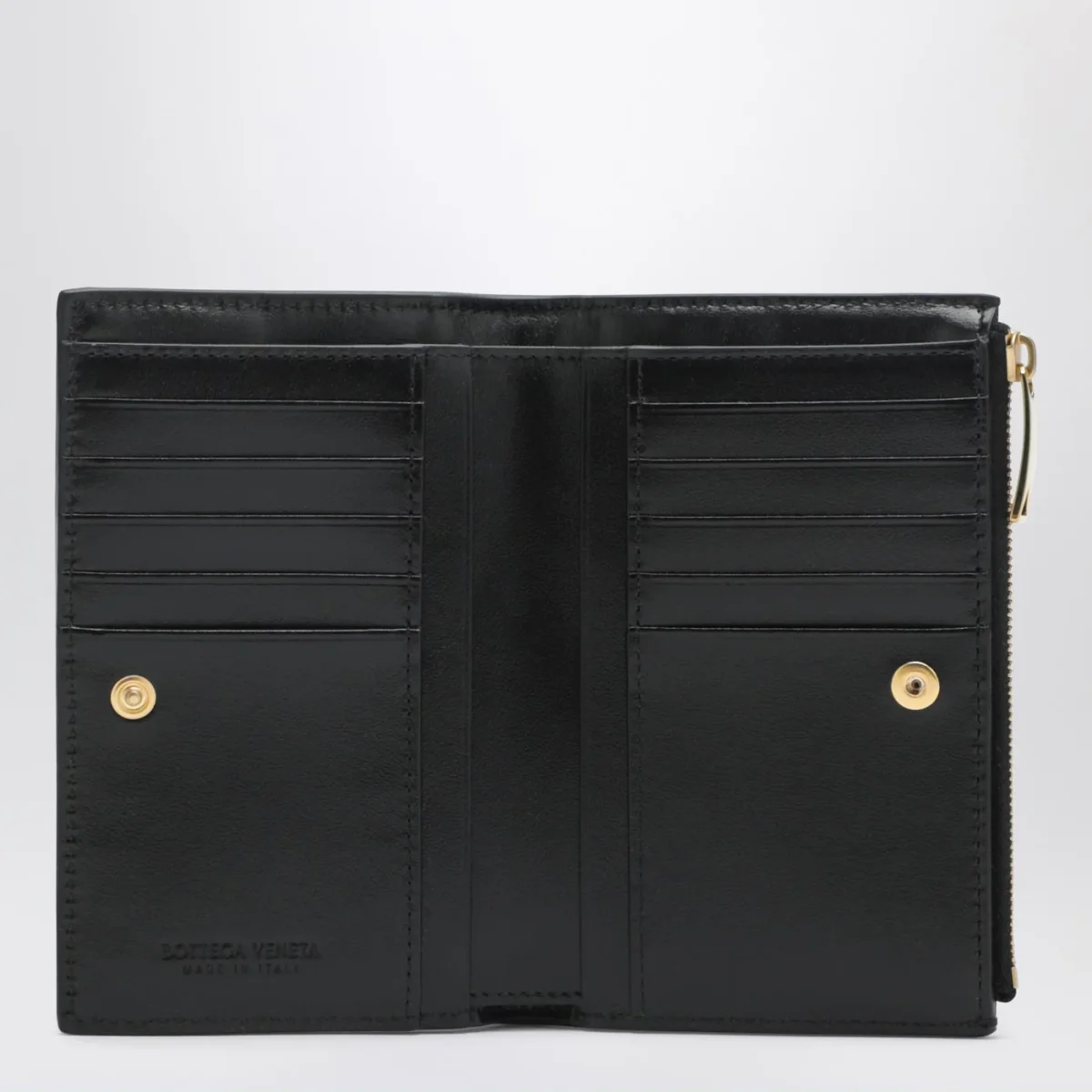 Portafoglio Cassette bi-fold medio nero - Image 4