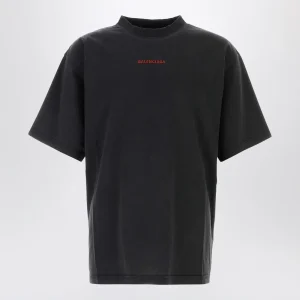 T-Shirt Medium Fit blu chiara con logo