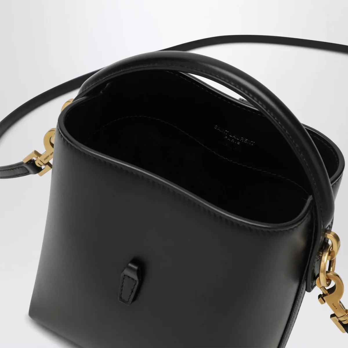 Borsa a secchiello mini Le 37 nera – Image 6
