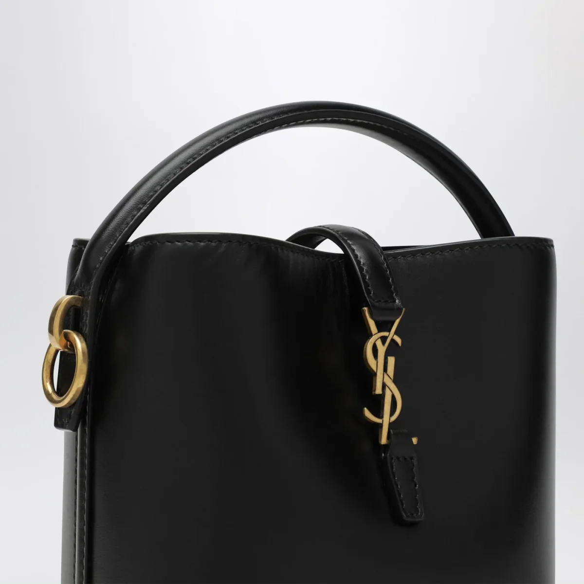 Borsa a secchiello mini Le 37 nera – Image 7