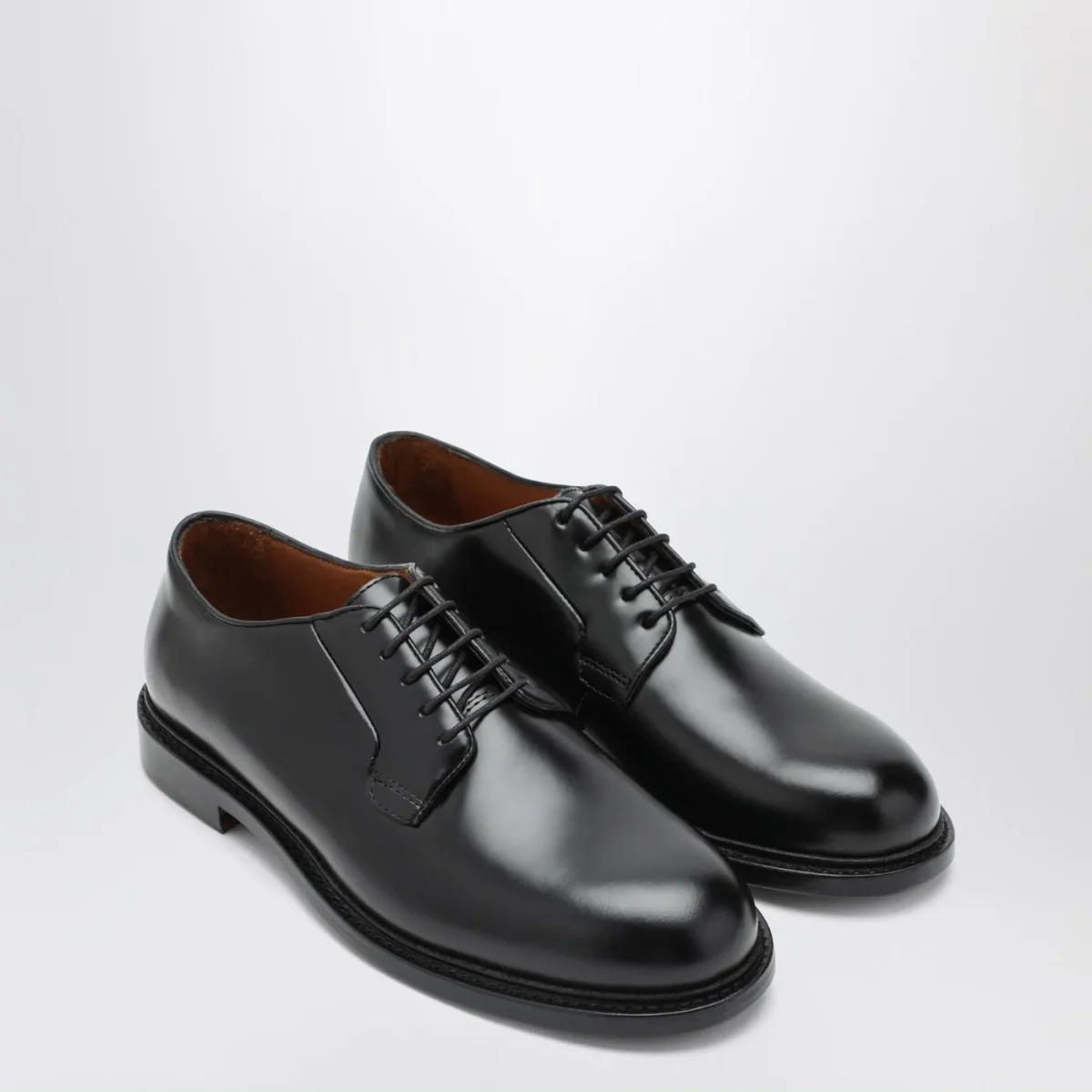 Derby Milton Gyw nera in pelle – Image 3