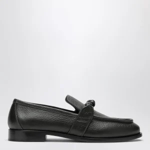 Mocassini Astaire verde scuro con dettaglio Knot