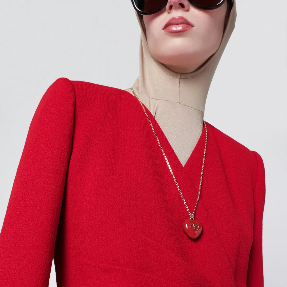 Collana Coeur Royal rossa – Image 3