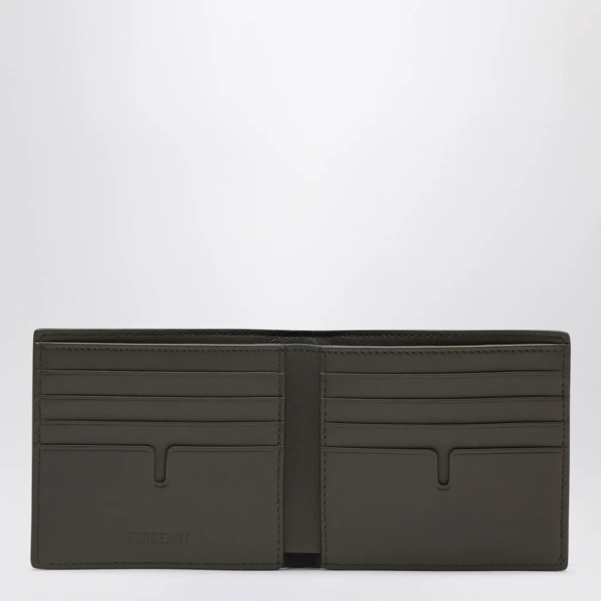 Portafoglio beige motivo Check - Image 4