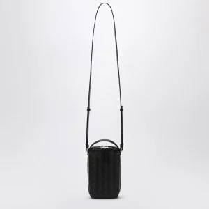 Custodia per smartphone Getaway nera in Intrecciato