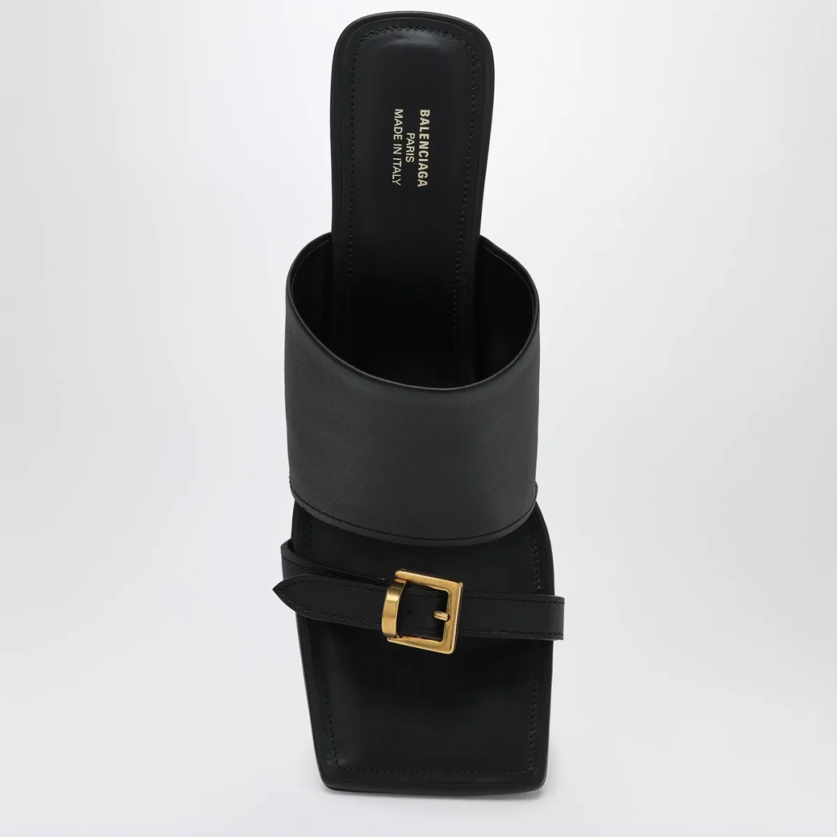 Sandali Bel Air neri in pelle - Image 4