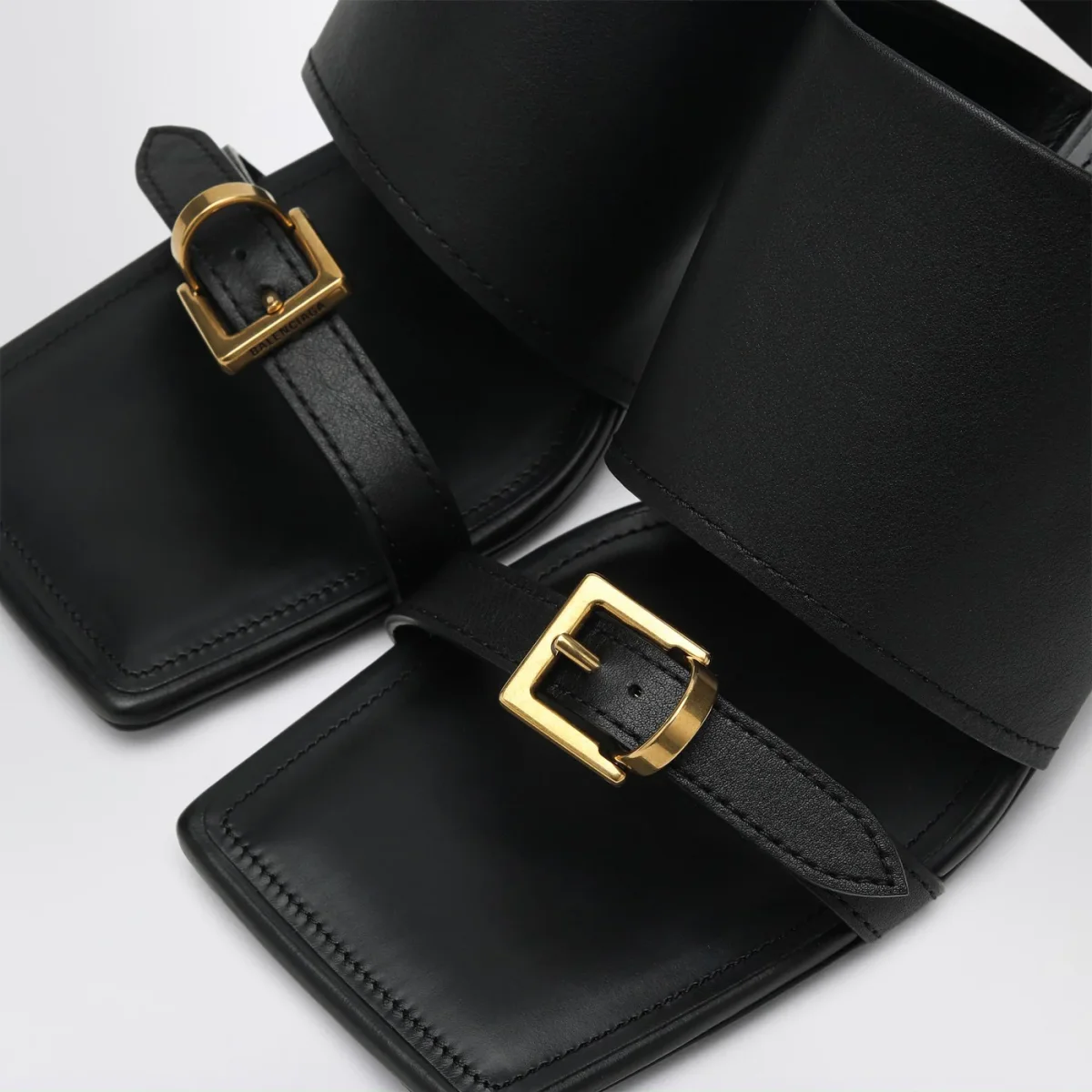 Sandali Bel Air neri in pelle - Image 6