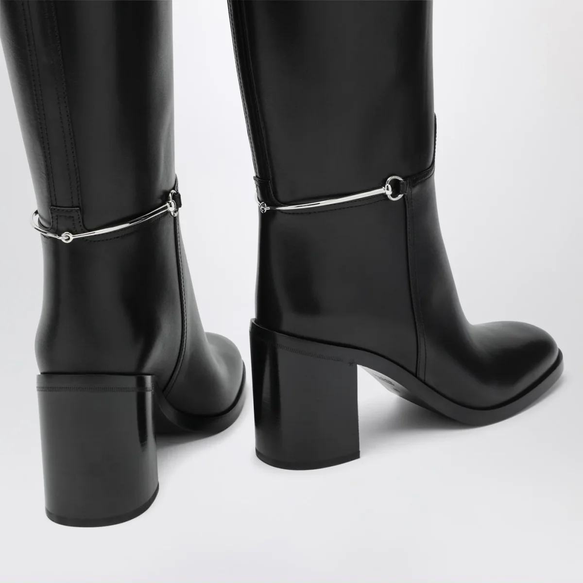 Stivale alto nero con Morsetto slim – Image 6