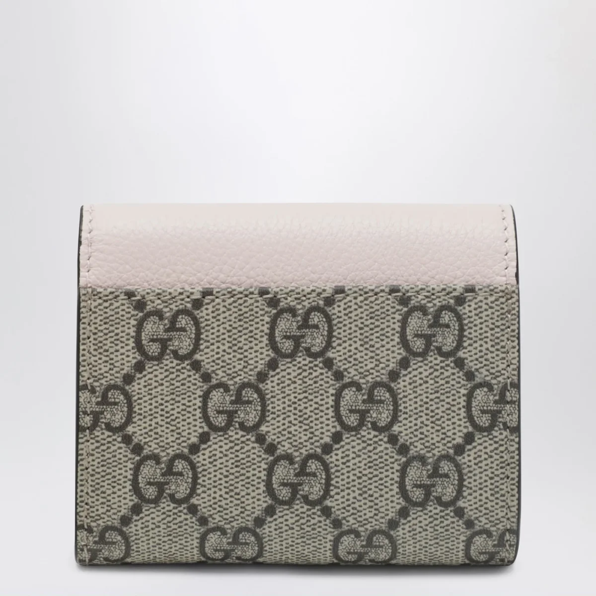 Mini portafoglio GG Marmont rosa/GG Supreme – Image 3