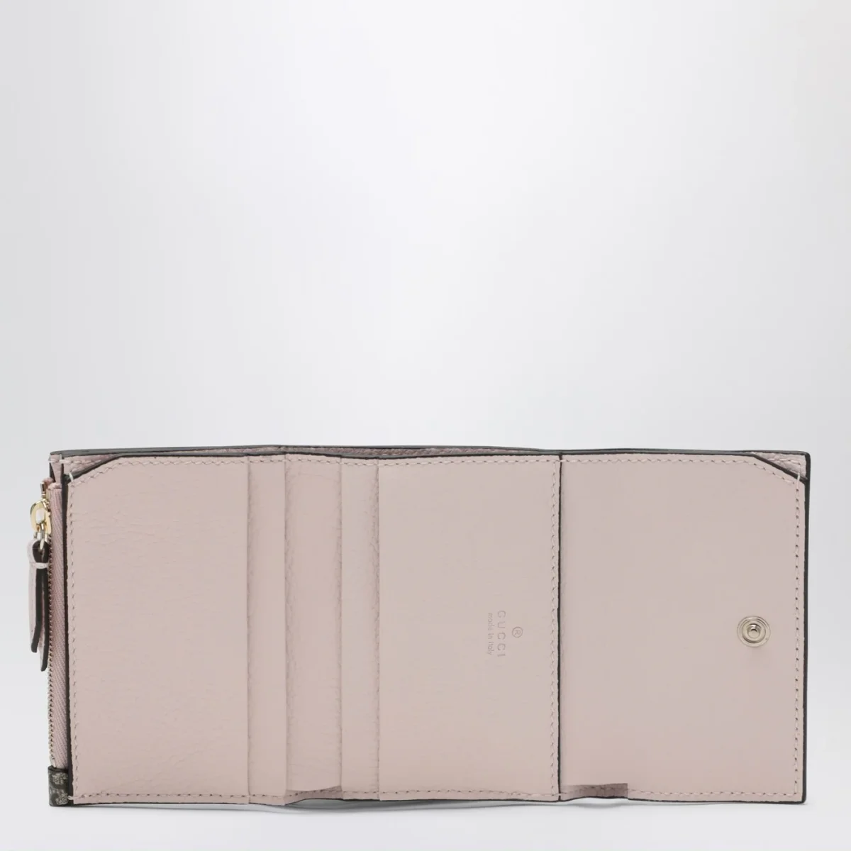 Mini portafoglio GG Marmont rosa/GG Supreme – Image 4