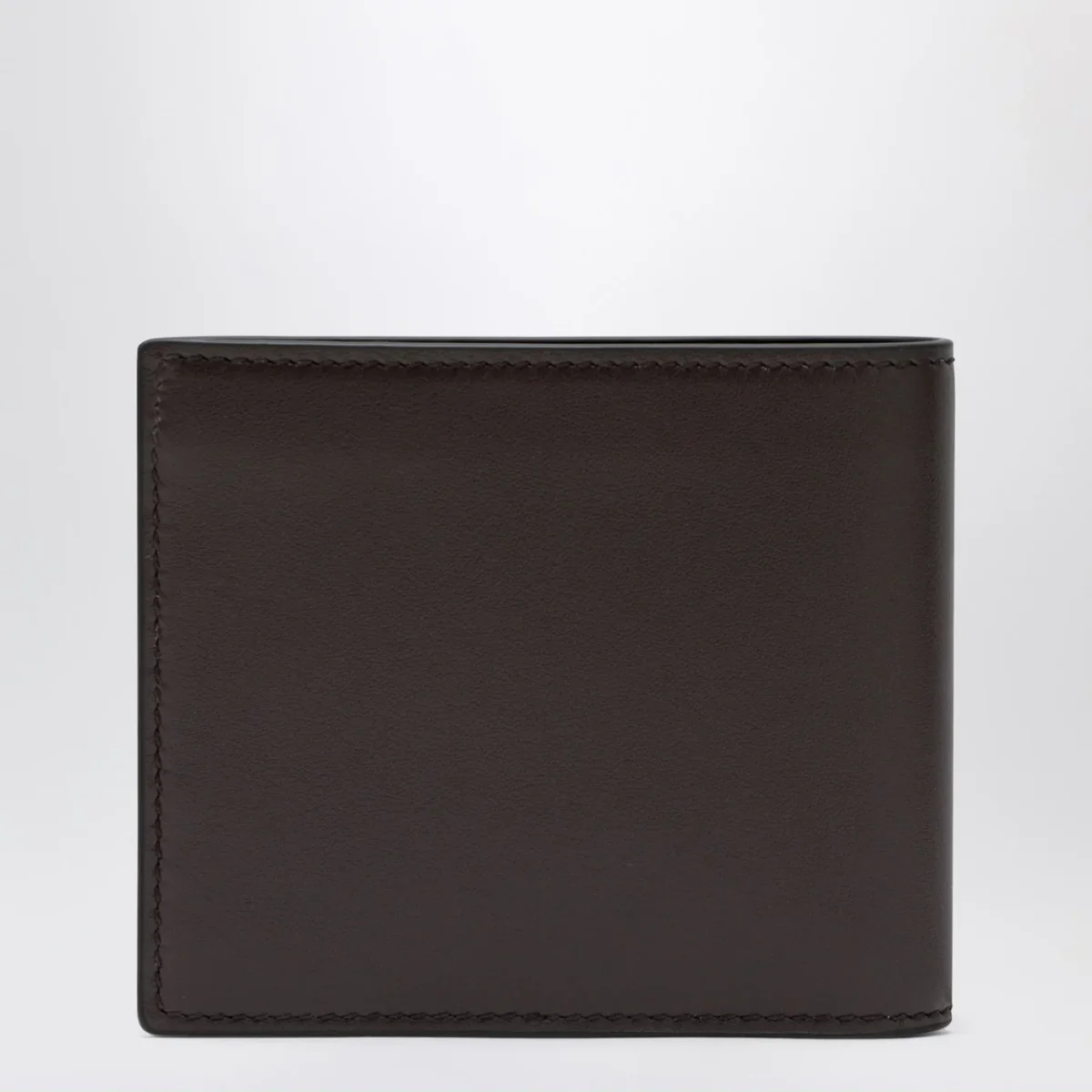 Portafoglio bi-fold cacao con Morsetto - Image 3