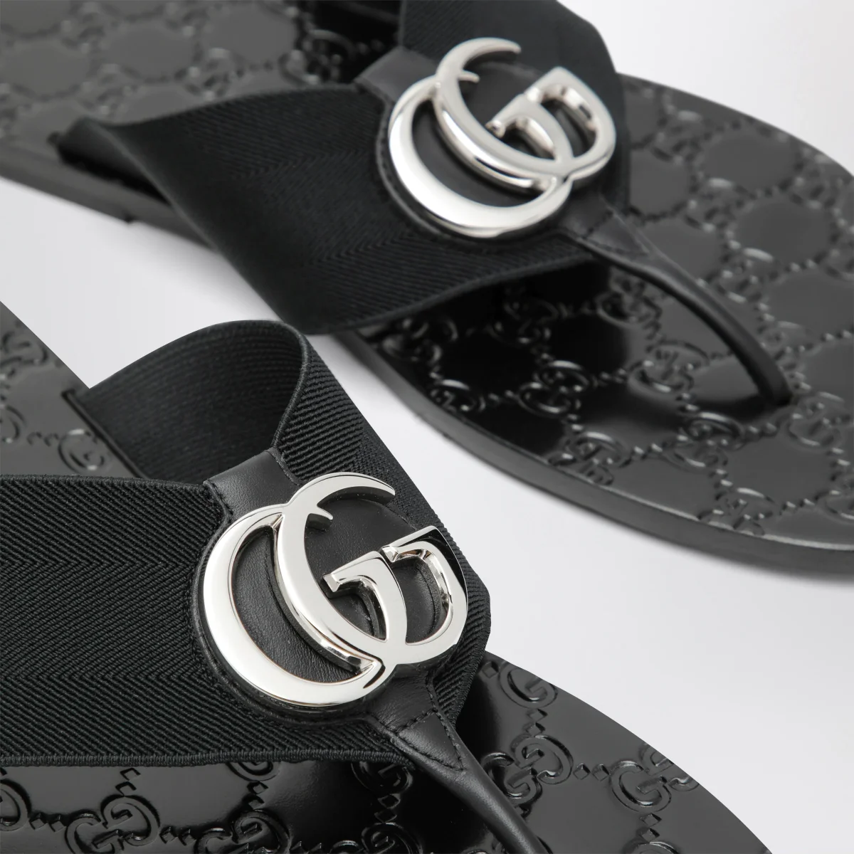 Infradito Riviera in pelle con logo GG – Image 6