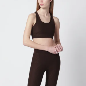 Top in jersey jacquard GG