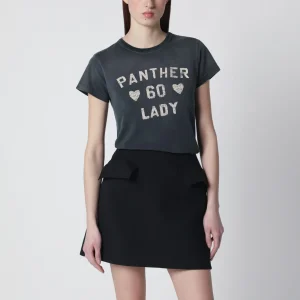 T-shirt Panther Lady nera