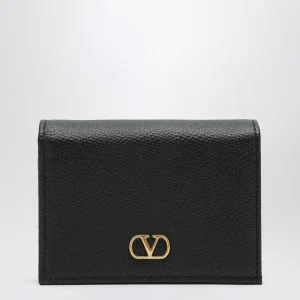 Portafoglio VLogo Signature nero in pelle