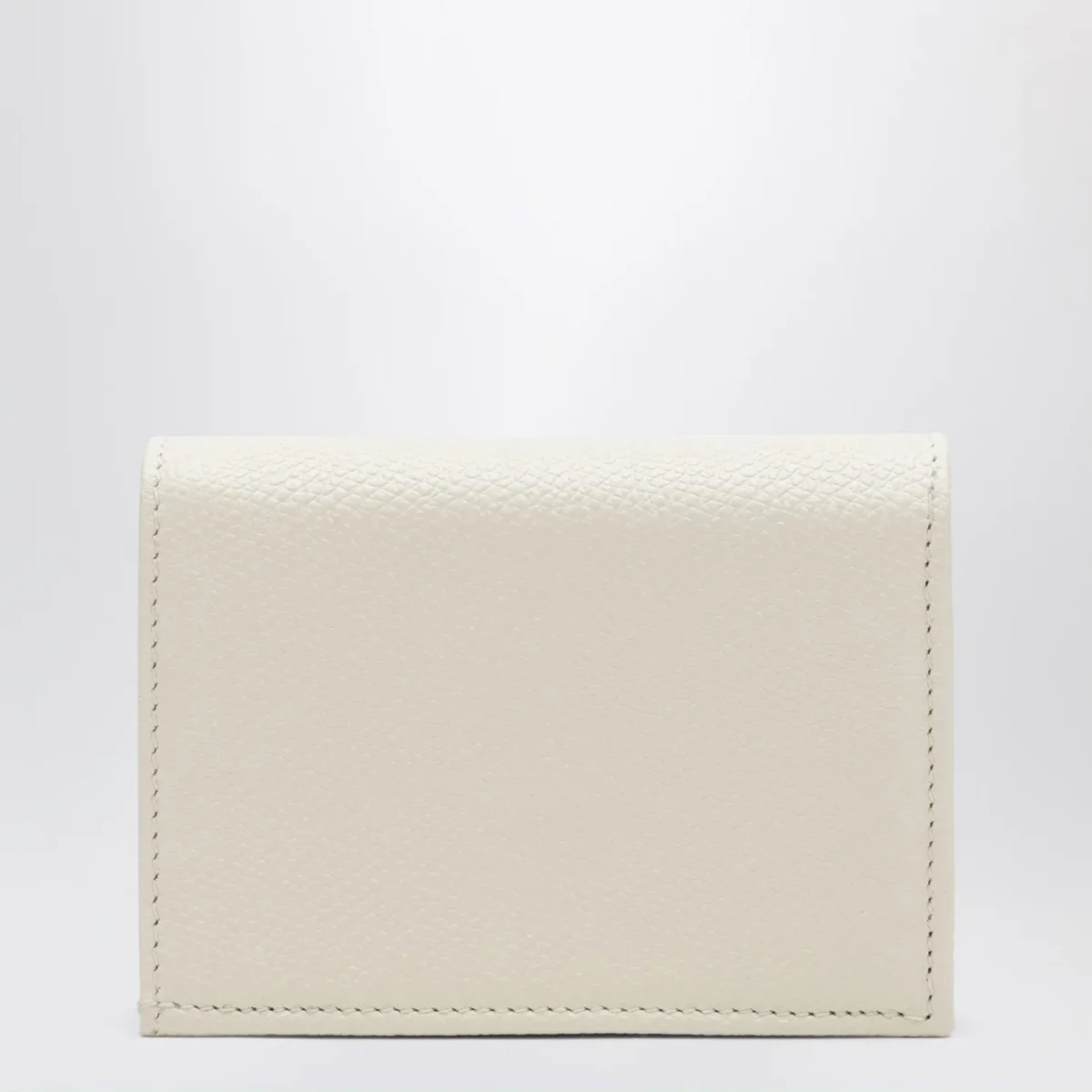 Portafoglio VLogo Signature avorio in pelle - Image 3