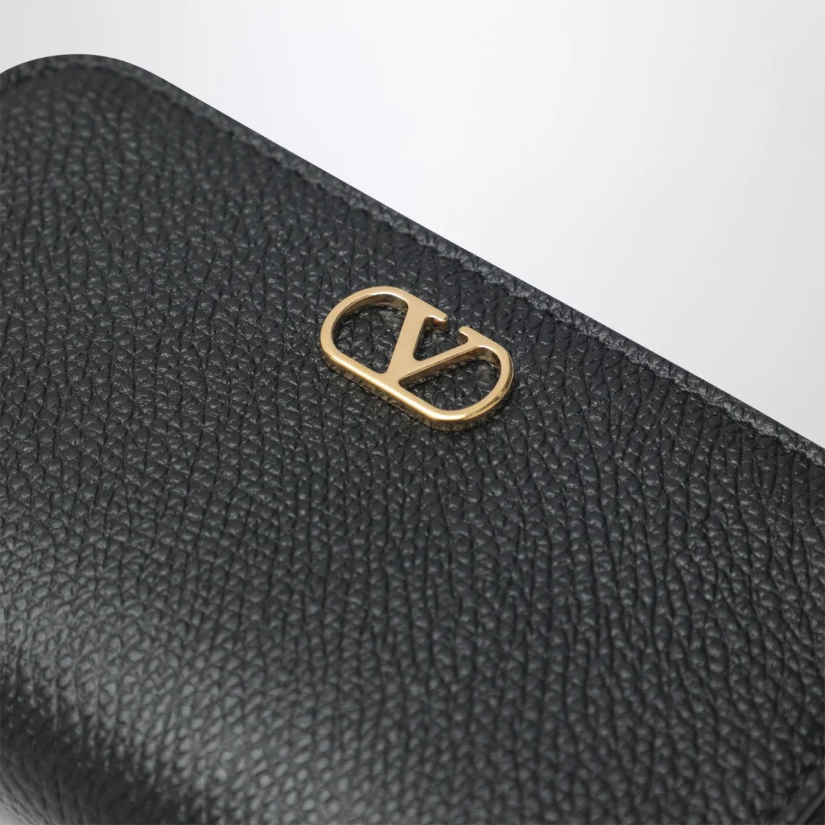 Portafoglio con zip Vlogo Signature nero - Image 5