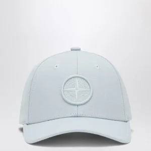 Cappello azzurro con logo Compass