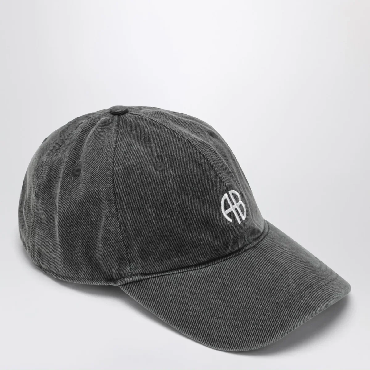 Cappello da baseball grigio effetto vintage – Image 3
