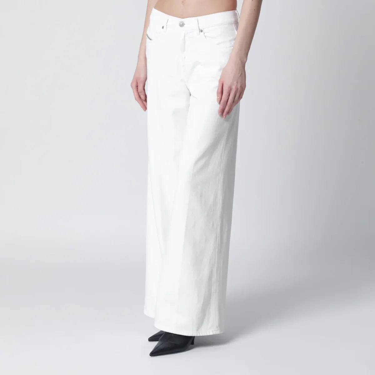 Jeans Flare 1978 D-Akemi bianco – Image 4