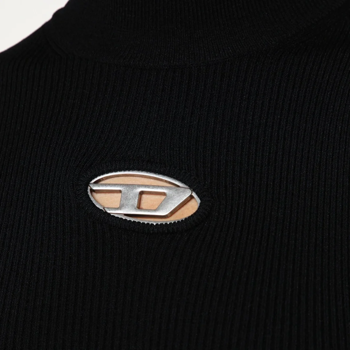 Abito M-Onervax nero a costine – Image 5