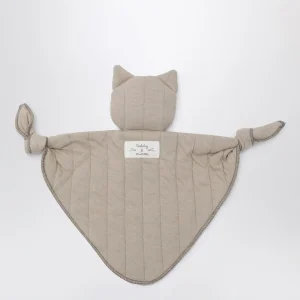 Doudou beige in garza con gattino