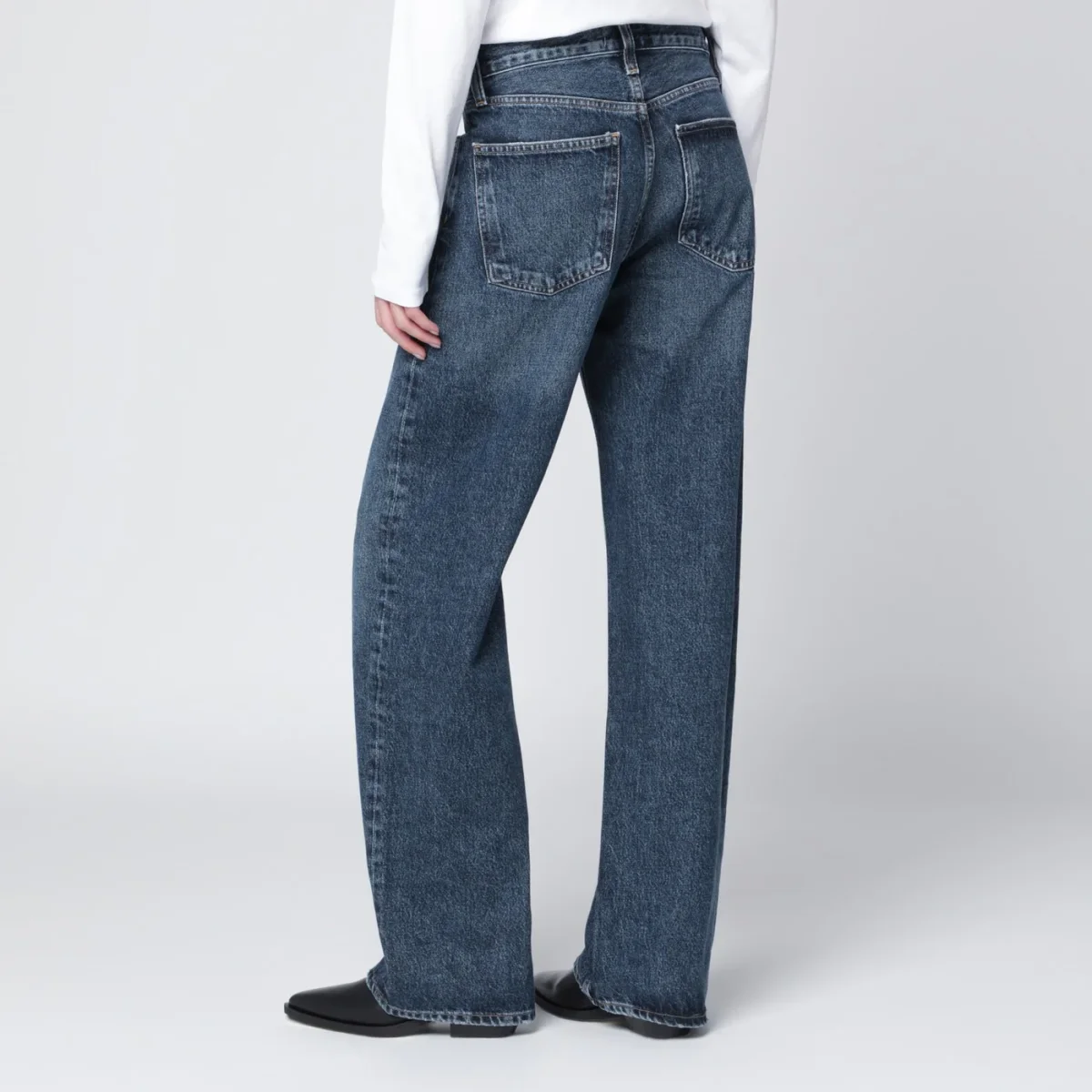 Jeans blu in denim rigenerato – Image 5