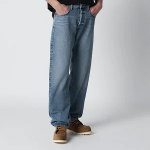 Jeans blu Friction in denim rigenerato