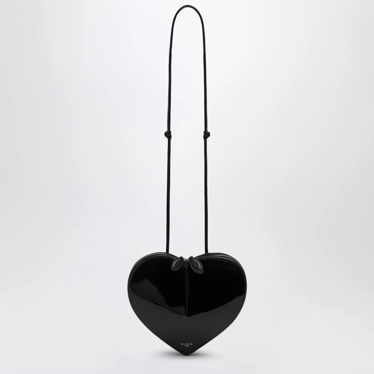 Borsa Le Coeur nera in vernice – Image 2