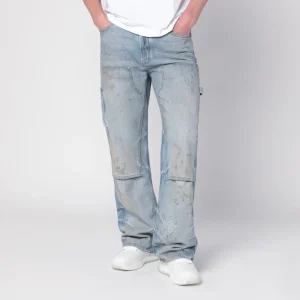 Jeans Carpenter blu chiaro slavato