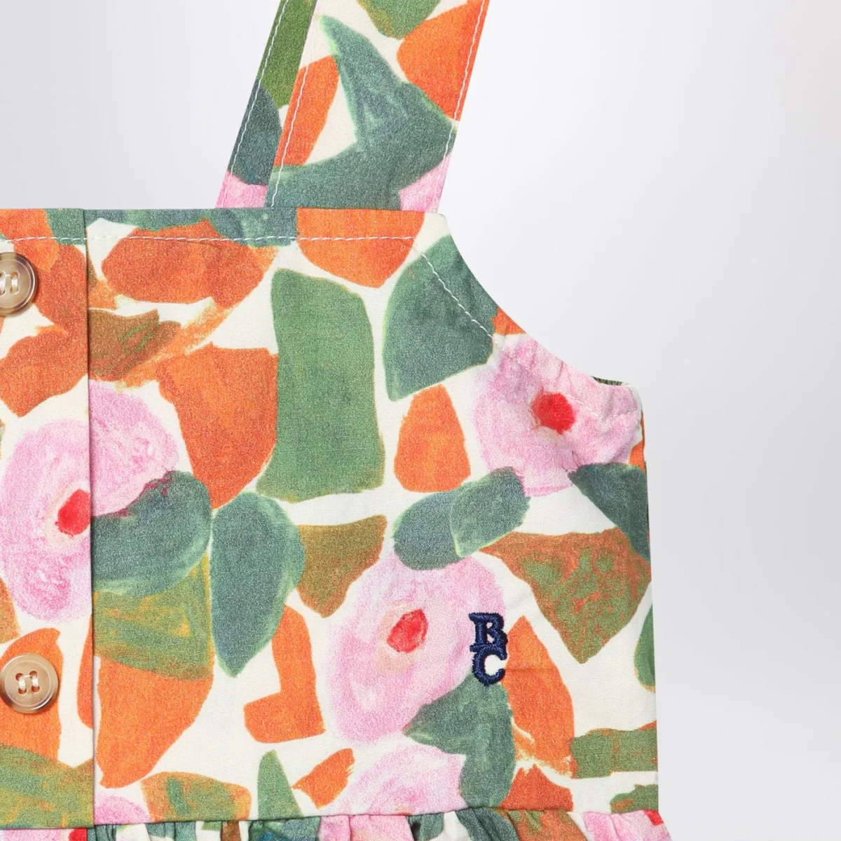 Abito con motivo floreale multicolore – Image 4