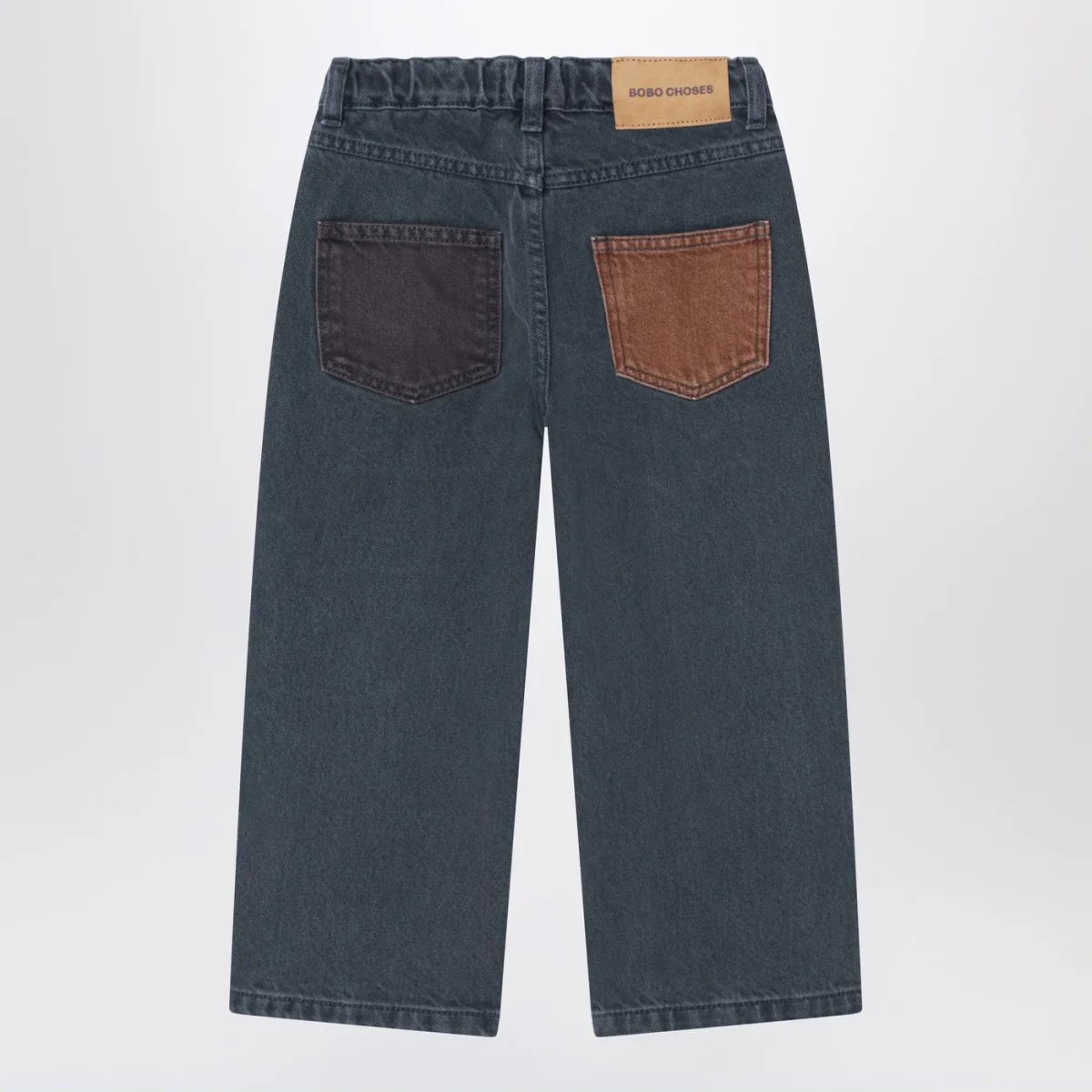 Jeans dal design color-block - Image 3