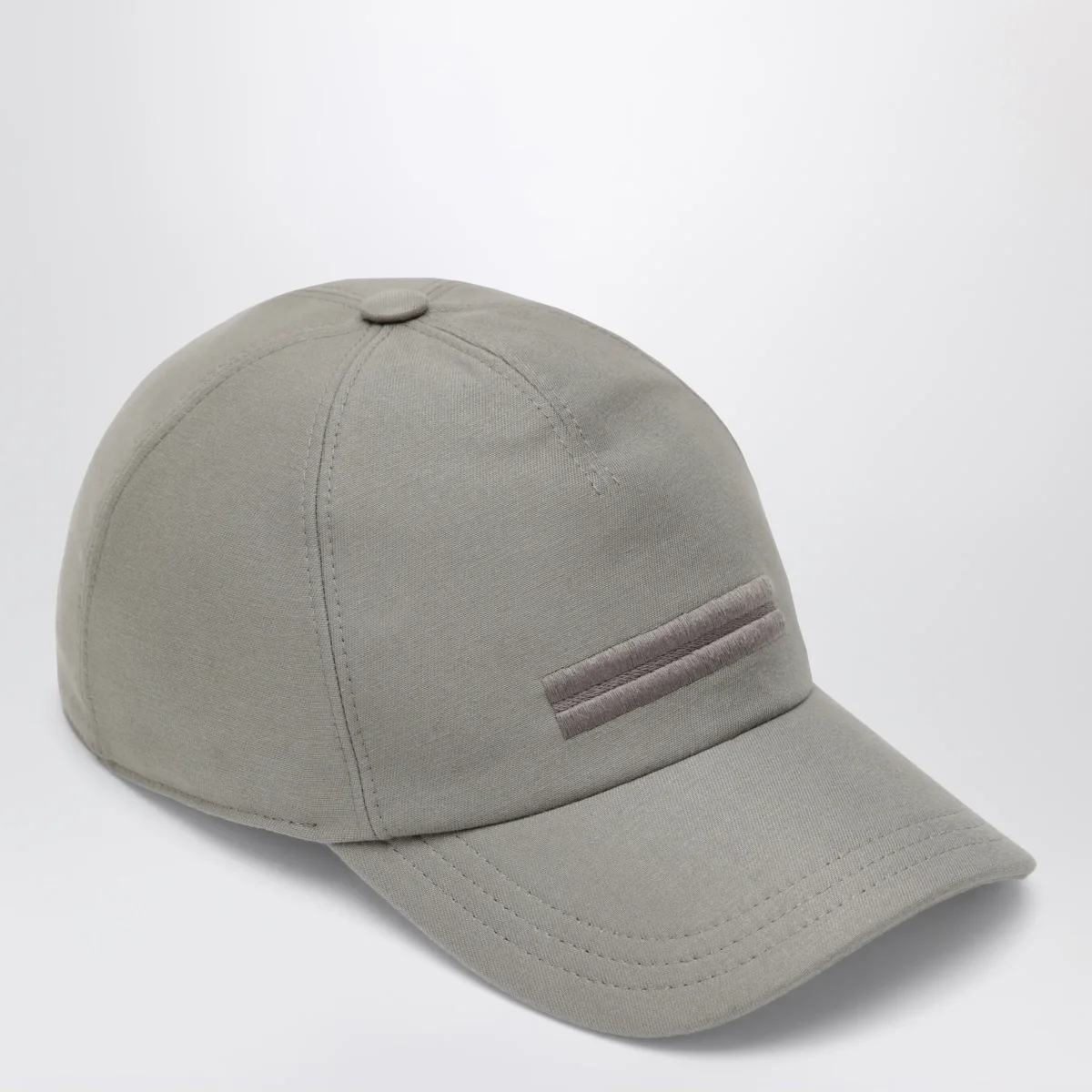 Cappello da baseball taupe in cotone – Image 3