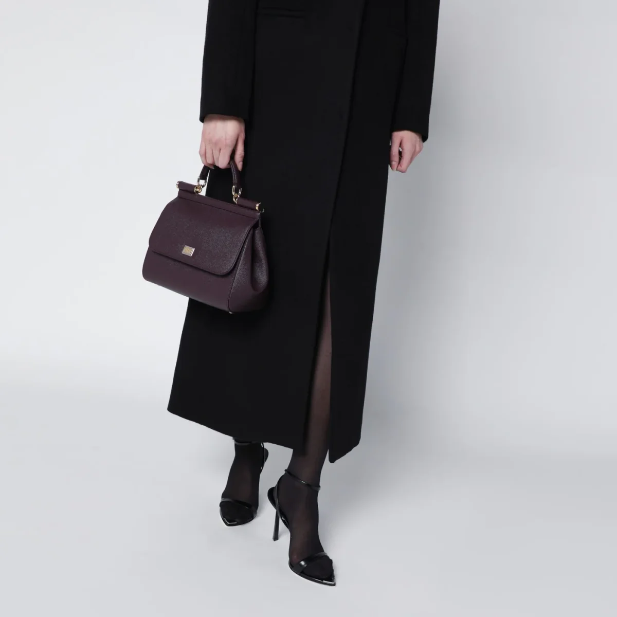 Borsa a mano Sicily grande color mosto - Image 3