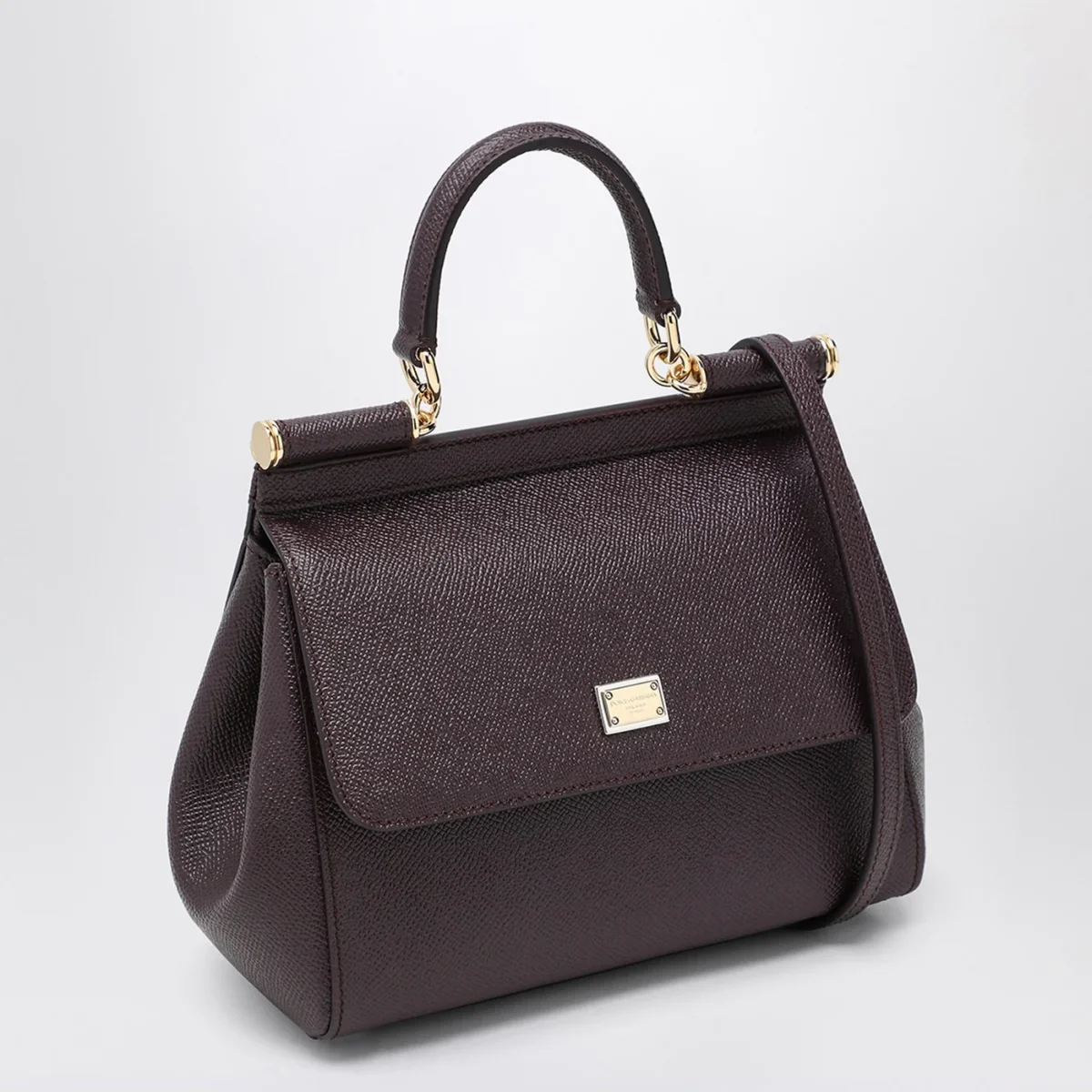 Borsa a mano Sicily grande color mosto - Image 4