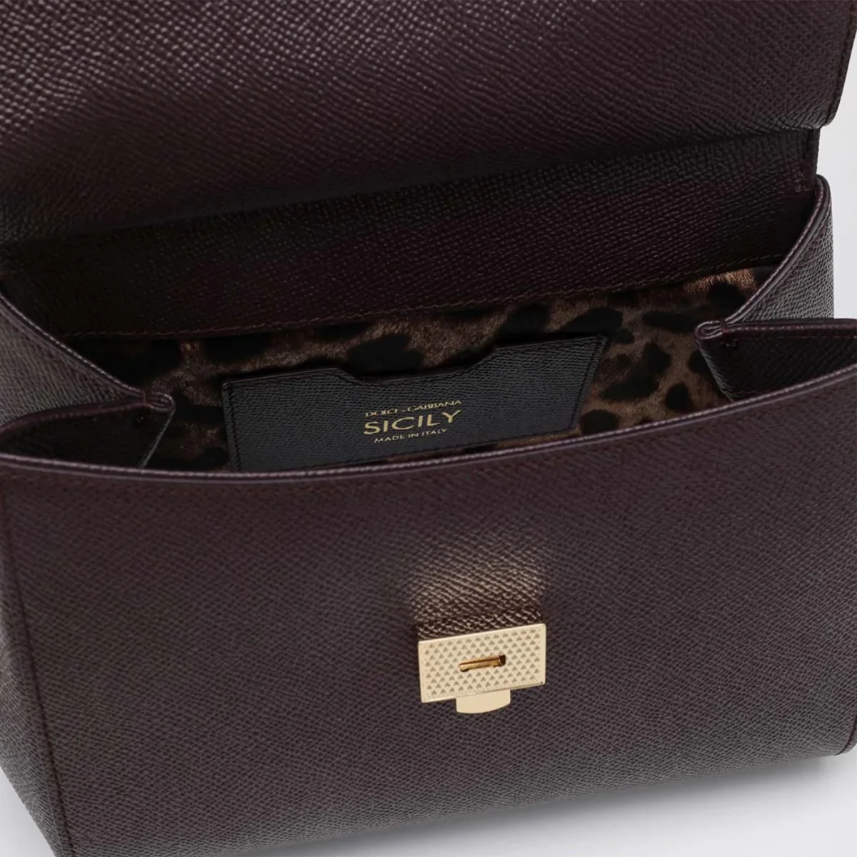 Borsa a mano Sicily grande color mosto - Image 6