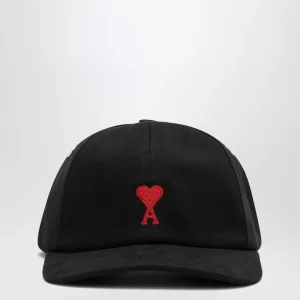 Cappello da baseball nero con logo